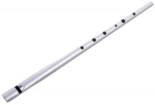 Tinwhistle - Irská flétna CLARKE´S ORIGINAL Stříbrná C (Original whistle v krabici s návodem)
