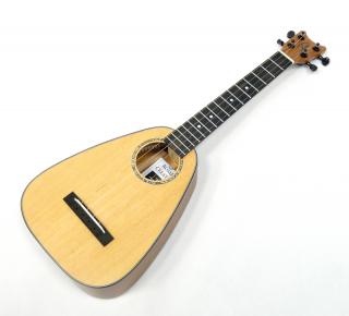 Tiny tenor ukulele ROMERO CREATIONS Smrk a mahagon (Smrkový masiv a mahagonové tiny tenor ukulele s futralem)