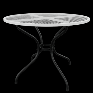 Stůl TAKO 105 cm Barva: RAL 9005 (černá) + RAL 9016 (bílá)