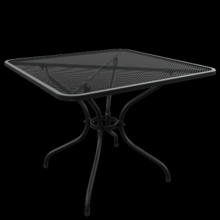 Stůl TAKO 105 x 105 cm Barva: RAL 9005 (černá) + RAL 9005 (černá)