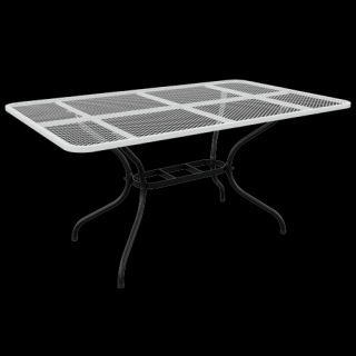 Stůl TAKO 145 x 90 cm Barva: RAL 9005 (černá) + RAL 9016 (bílá)