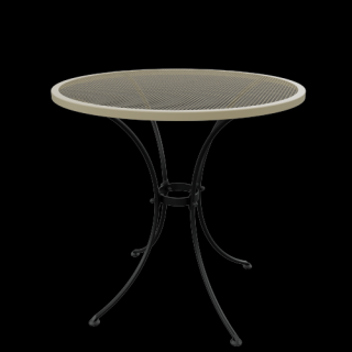 Stůl TAKO 70 cm Barva: RAL 9005 (černá) + RAL 1015 (béžová)