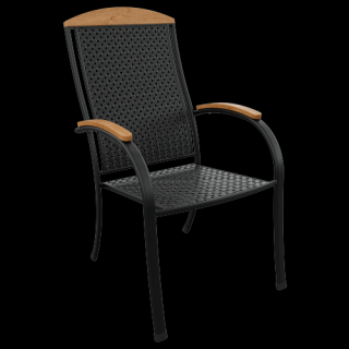 Židle MONACO Barva: RAL 9005 (černá)