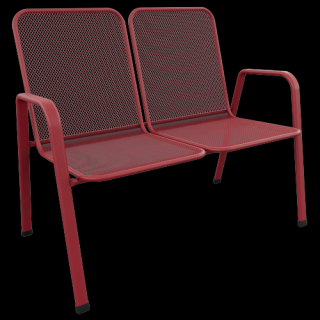Židle SAGA DOUBLE Barva: RAL 3031 (červená)