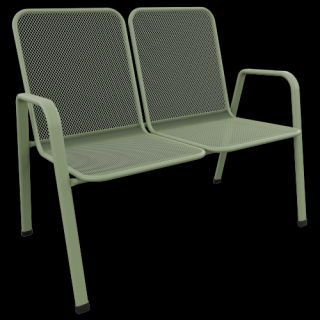 Židle SAGA DOUBLE Barva: RAL 6021 (zelená)