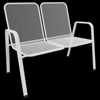 Židle SAGA DOUBLE Barva: RAL 9016 (bílá)