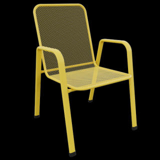 Židle SAGA NÍZKÁ Barva: RAL 1023 (žlutá)