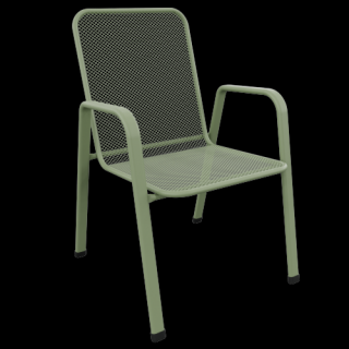 Židle SAGA NÍZKÁ Barva: RAL 6021 (zelená)