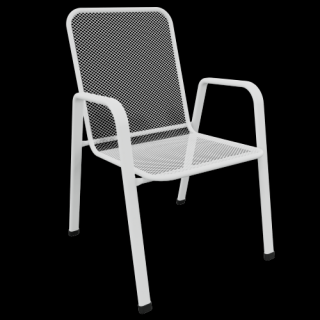 Židle SAGA NÍZKÁ Barva: RAL 9016 (bílá)