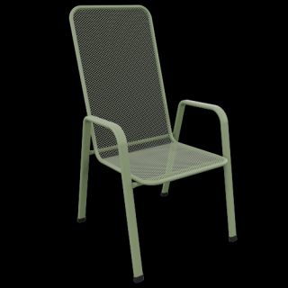 Židle SAGA VYSOKÁ Barva: RAL 6021 (zelená)