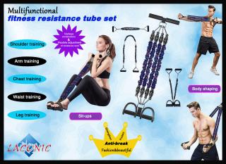 Fitness multifunkční pružinový posilovač