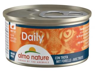 ALMO NATURE Daily Menu WET CAT - Kousky se pstruhem 85g