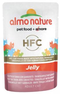 ALMO NATURE HFC Jelly - Tuňák a krevety v želé 55g