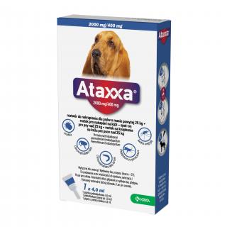 ATAXXA pro psy XL 1x2000mg/400mg sol 1 x 4.0 ml