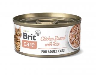 BRIT Care Cat konz Filety Breast&Rice 70g