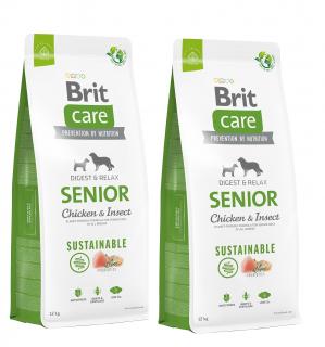 BRIT CARE Dog Sustainable Senior 2 x 12 kg