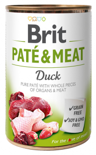 BRIT Dog Paté & Meat Duck 400g