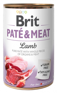 BRIT Dog Paté & Meat Lamb 400g
