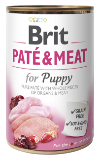 BRIT Dog Paté & Meat Puppy 400g