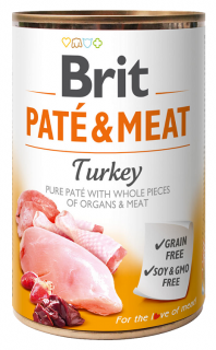 BRIT Dog Paté & Meat Turkey 400g