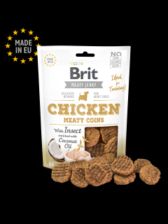 BRIT Jerky Chicken with Insect Meaty Coins 200g