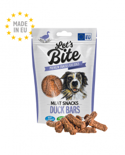 BRIT Let's Bite Meat Snacks Duck Bars 80g