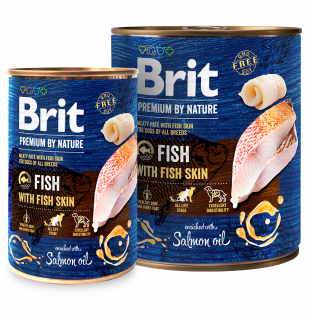 BRIT Premium by Nature Fish with Fish Skin 400g