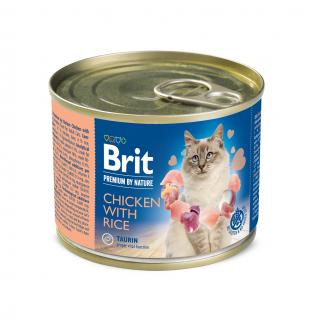BRIT Premium Cat by Nature konz Chicken&Rice 200g