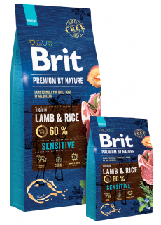 BRIT Premium Dog by Nature Sensitive Lamb 15 kg