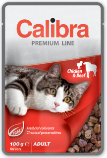 CALIBRA Cat ADULT CHICKEN AND BEEF 100g