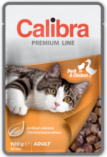 CALIBRA Cat ADULT DUCK AND CHICKEN 100g