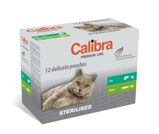 CALIBRA Cat kapsa Premium Sterilised multipack 12x100g