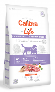 CALIBRA Dog Life Junior Small / Medium Breed Lamb 12 kg