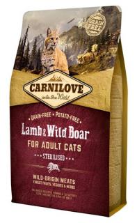 Carnilove Cat Adult Lamb & Wild Boar Grain Free Sterilised 2 kg