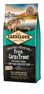 CARNILOVE Dog Fresh Carp & Trout for Adult 12 kg