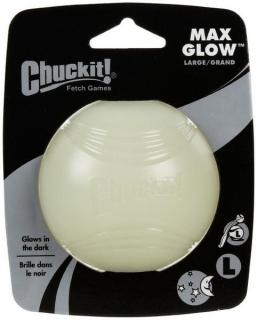 CHUCKIT! Míček Glow Large 7,5 cm - svítící