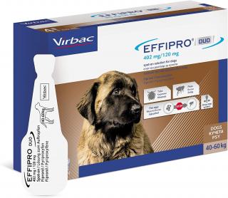 EFFIPRO DUO Dog XL (40-60kg) 402/120 mg, 4x4,02ml