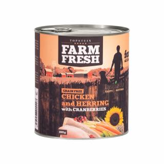 FARM FRESH Chicken & Herring with Cranberries 800g