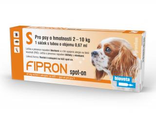 FIPRON Spot-On Dog S sol 1x0,67ml