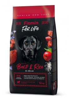 FITMIN For Life Beef & Rice 12 kg