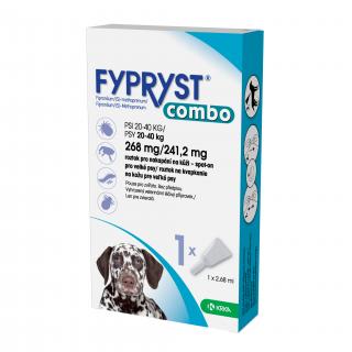 FYPRYST Combo Spot-on Dog L 268/241,2mg pes 20-40kg