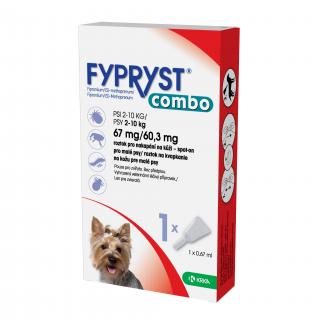 FYPRYST Combo Spot-on Dog S 67/60,3mg pes 2-10kg