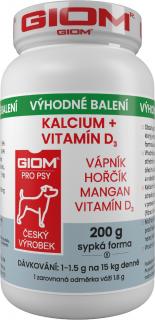 Giom S pes Kalcium+D3 200g
