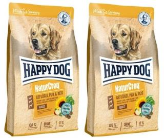 HAPPY DOG NATUR-Croq GEFLÜGEL PUR & REIS 2 x 11 kg