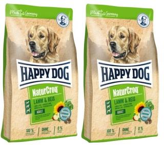HAPPY DOG NATUR-Croq Lamm & Reis 2 x 15 kg