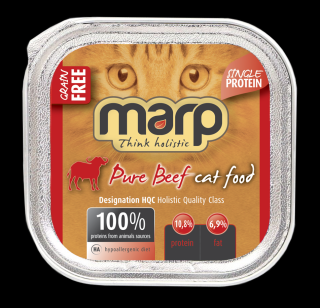 MARP Beef vanička pro kočky s hovězím 100g