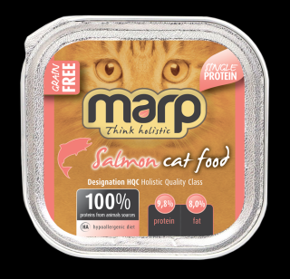 MARP Salmon vanička pro kočky s lososem 100g