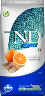 N&D OCEAN CAT Adult Herring & Orange 10 kg