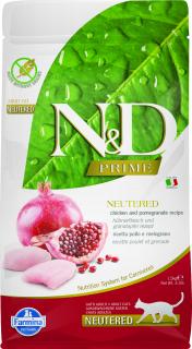 N&D PRIME CAT Neutered Chicken&Pomegranate 1,5 kg