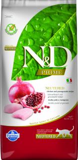 N&D PRIME CAT Neutered Chicken&Pomegranate 5 kg